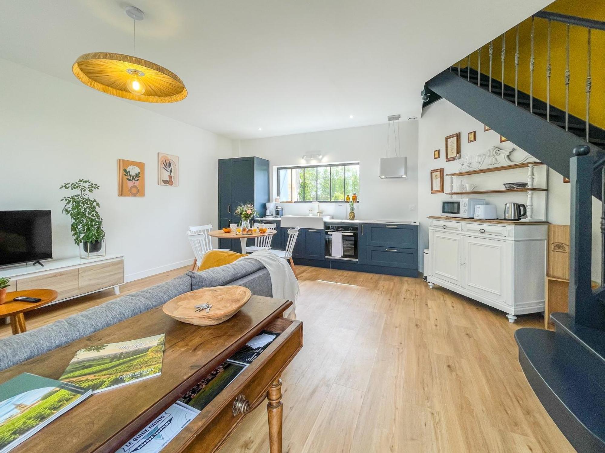 Maison Cosy Avec Vue Sur Les Vignes. Libourne Exterior foto